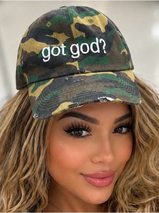 Accessories - Camouflage "Got God?" Baseball Cap
